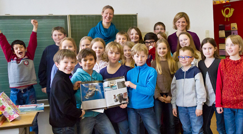 Bettina Kelm zu Gast an der Schlossberg Grundschule in Starnberg